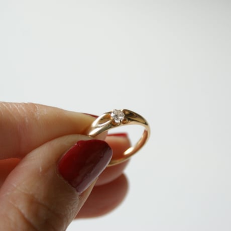 K18YG  ダイヤモンド リング指輪 / ヴィンテージジュエリー・アクセサリー