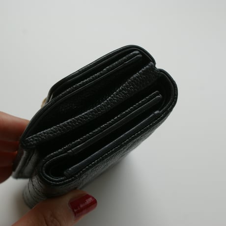 CHANEL シャネル キャビアスキン ココマーク ボーイシャネル ３つ折りウォレット財布