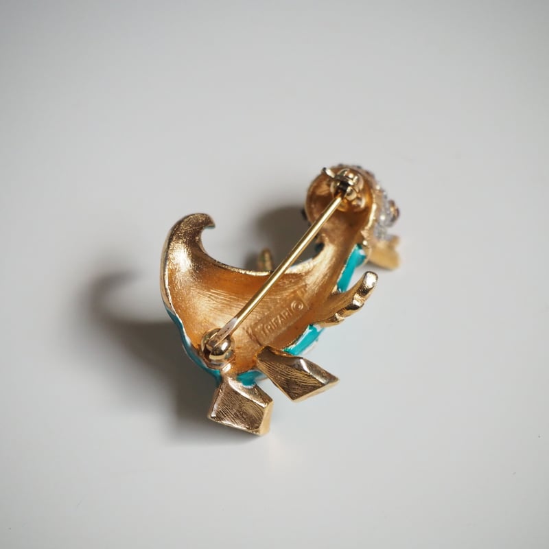 TRIFARIクラウントリファリ ターコイズブルー エナメル アヒル ミニ