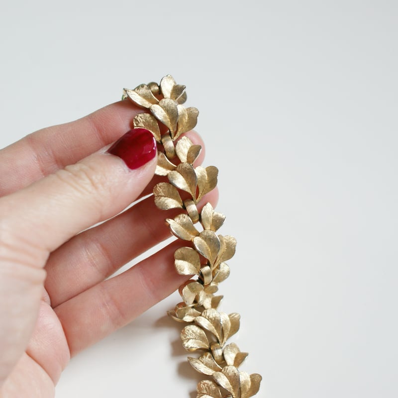 TRIFARIクラウントリファリ ハートリーフゴールド ブレスレット