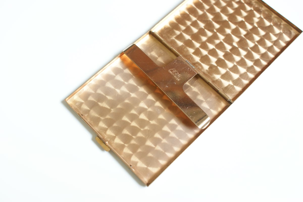 SWISS MADE スイス製 シェル マザーオブパール 白蝶貝 シガレット