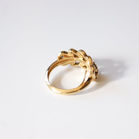 Special price【スペシャルプライス】AVONエイボンゴールド燻しリング / ヴィンテージジュエリー・アクセサリー