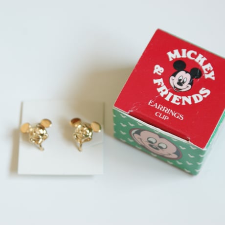 【New Vintage Stock】AVONエイボン DISNEY ディズニー ミッキー  イヤリング / ヴィンテージ・コスチュームジュエリー