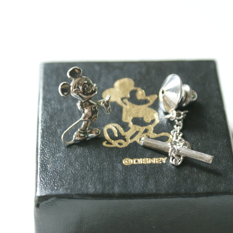 DISNEY ディズニー ミッキー スターリングシルバー ネクタイピン