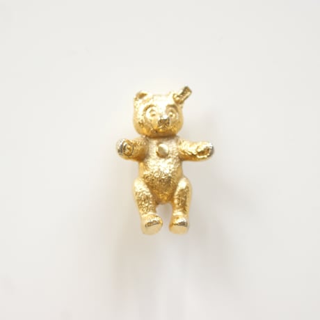 STEIFFシュタイフ テディベア 80周年記念 ゴールド ブローチ / ヴィンテージアクセサリー