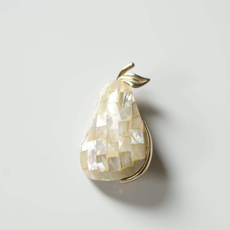 ローズマリー様　❤️奇跡の美品✨❤️ペディグリー　アンティークベア LIZ CLAIBORNEリズ・クレイボーン洋梨 白蝶貝 モザイクシェル