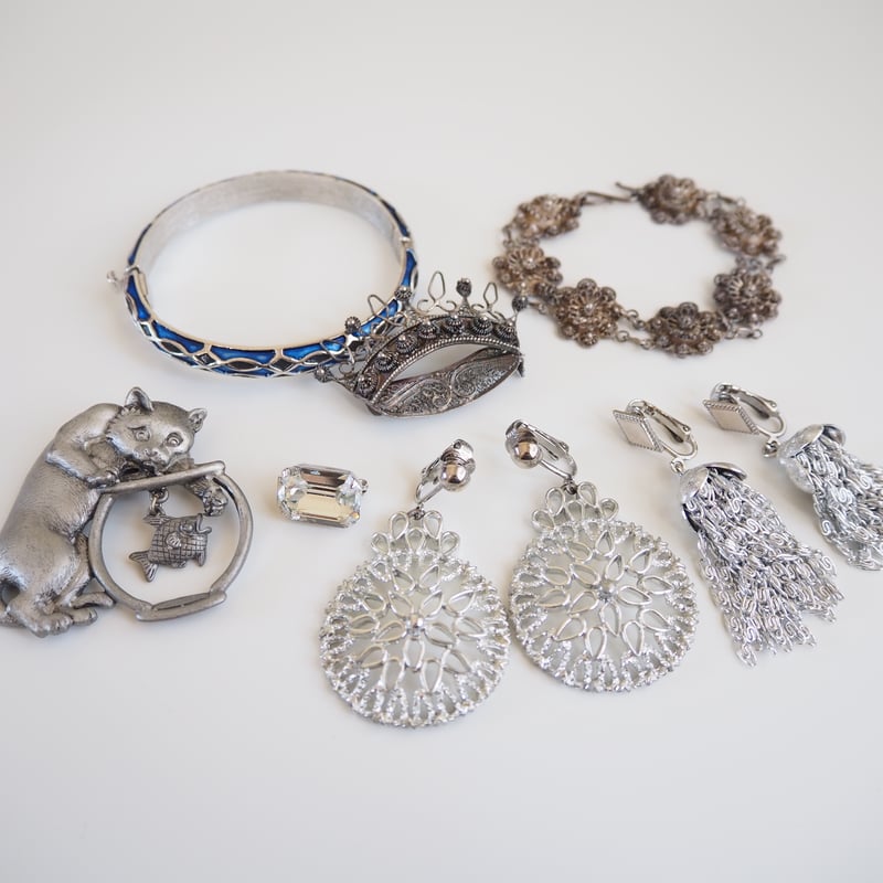 PORTUGALポルトガル製 フィリグリー 粒金装飾 王冠モチーフ