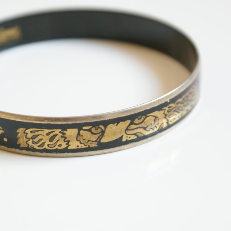 オーストリア買付】MARLENE オーストリアエナメル タイガー バングル