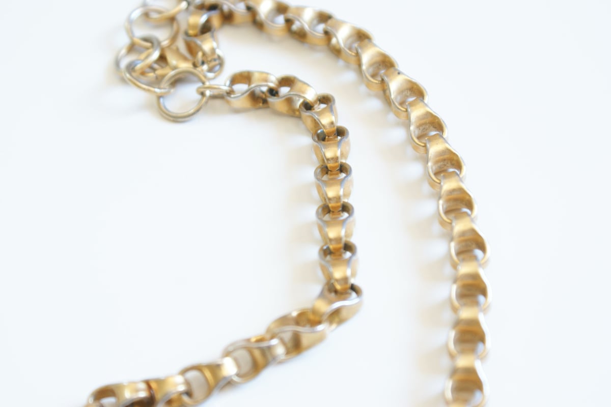 アメリカ買付 ANNE KLEIN アン・クライン リンクチェーン ネックレス 