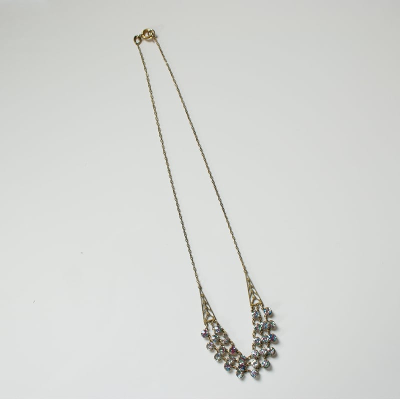 イミテーションまとめ売り　ヴィンテージ　アンティーク　ネックレスレディース【3】 ネックレス【Lady hand vintage chain/brass】アンティーク