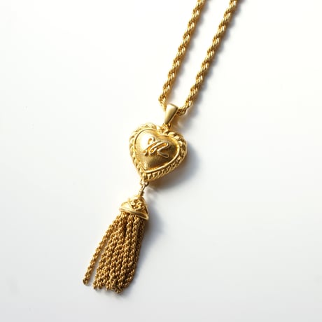 SONIA RYKIELソニア リキエル ハートタッセル ネックレス / ヴィンテージアクセサリー