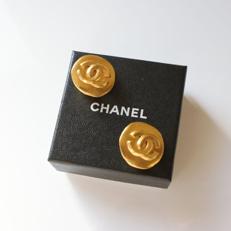 CHANELシャネル ココマーク ゴールド イヤリング 箱BOX付き/ ヴィンテージジュエリー・アクセサリー