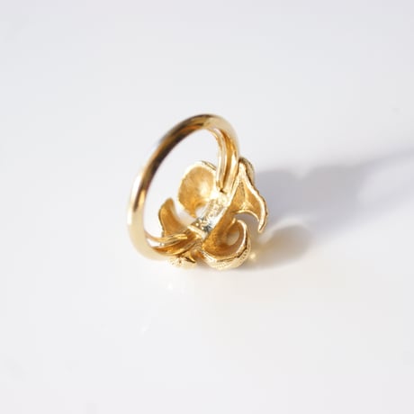 Special price【スペシャルプライス】AVONエイボン リボン ゴールド リング / ヴィンテージジュエリー・アクセサリー