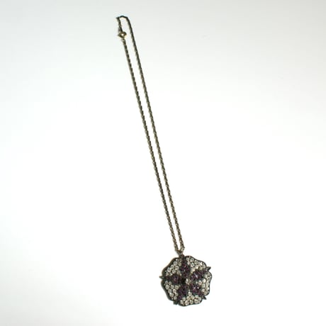 【チェコ買付】Special price【スペシャルプライス】パープル ラインストーン ネックレス/ ヴィンテージ・アンティークジュエリー