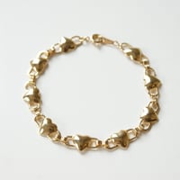AVONエイボン ゴールド ハート チェーン ブレスレット / ヴィンテージアクセサリー