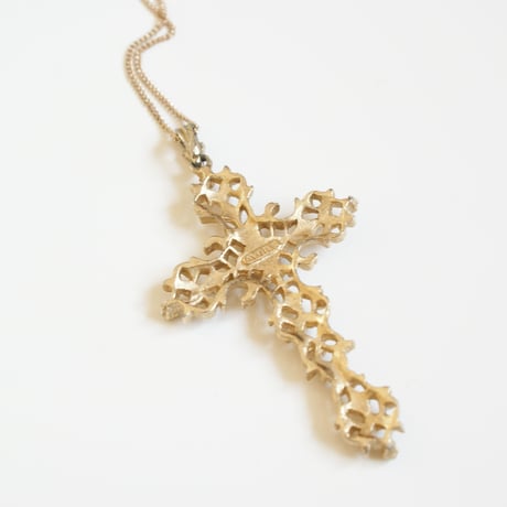 アメリカ買付 AVON エイボン ゴシッククロス ネックレス/ ヴィンテージアクセサリー