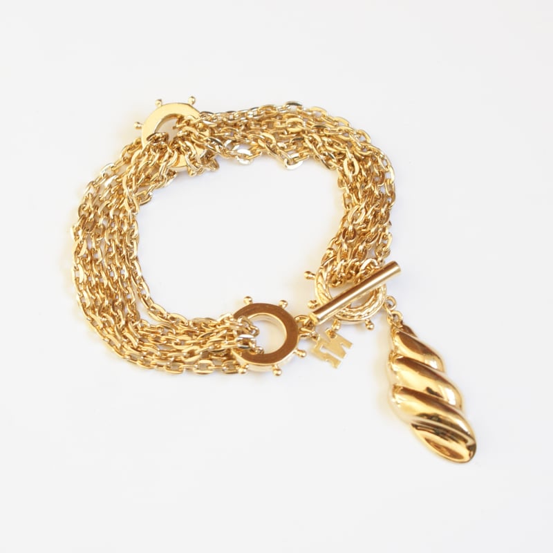 NINA RICCIニナリッチ マリン シェル チェーンブレスレット