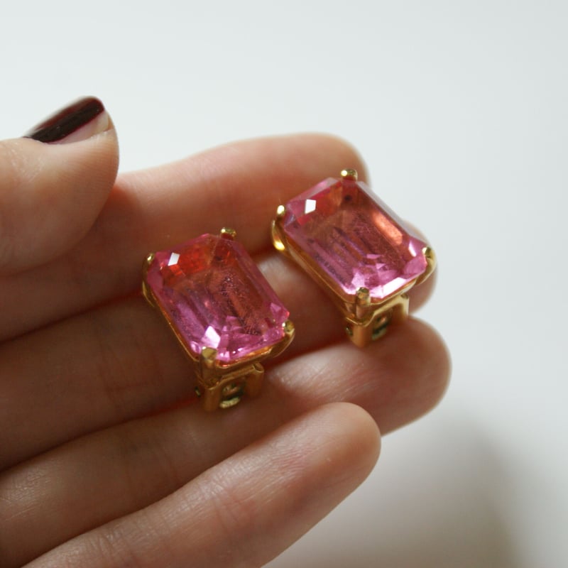 ◆ChristianDiorクリスチャンディオール デイジーピアス お花 ピンク ◇ChristianDiorクリスチャンディオール デイジーピアス お花 ピンク