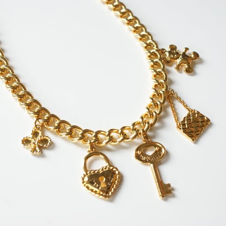 Special price【スペシャル プライス】MOSCHINO モスキーノ チャーム ネックレス/ ヴィンテージジュエリー・アクセサリー