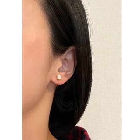 K18YG オパール 和イヤリング / ヴィンテージジュエリー・アクセサリー