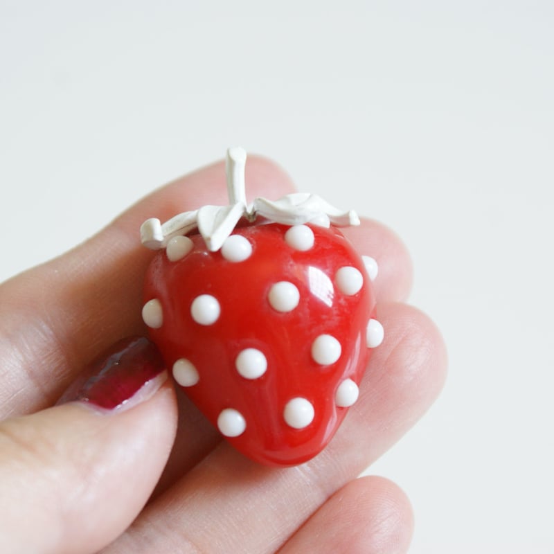 1930's レア　リトルニモ　アールデコのロマンティックなエナメルブローチ 1930's レア リトルニモ アールデコのロマンティックなエナメルブローチ