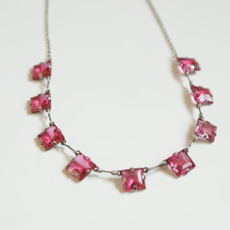 1920年代アメリカ、アンティーク、ラインストーン、イアリング ma