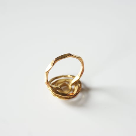 K18YG ローズ薔薇 リング 指輪 / ヴィンテージジュエリー・アクセサリー