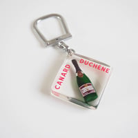 【フランス買付】Bourbon CANARD DUCHENE カナール・デュシェーヌ シャンパンボトル キーホルダー/ヴィンテージ・アンティーク雑貨