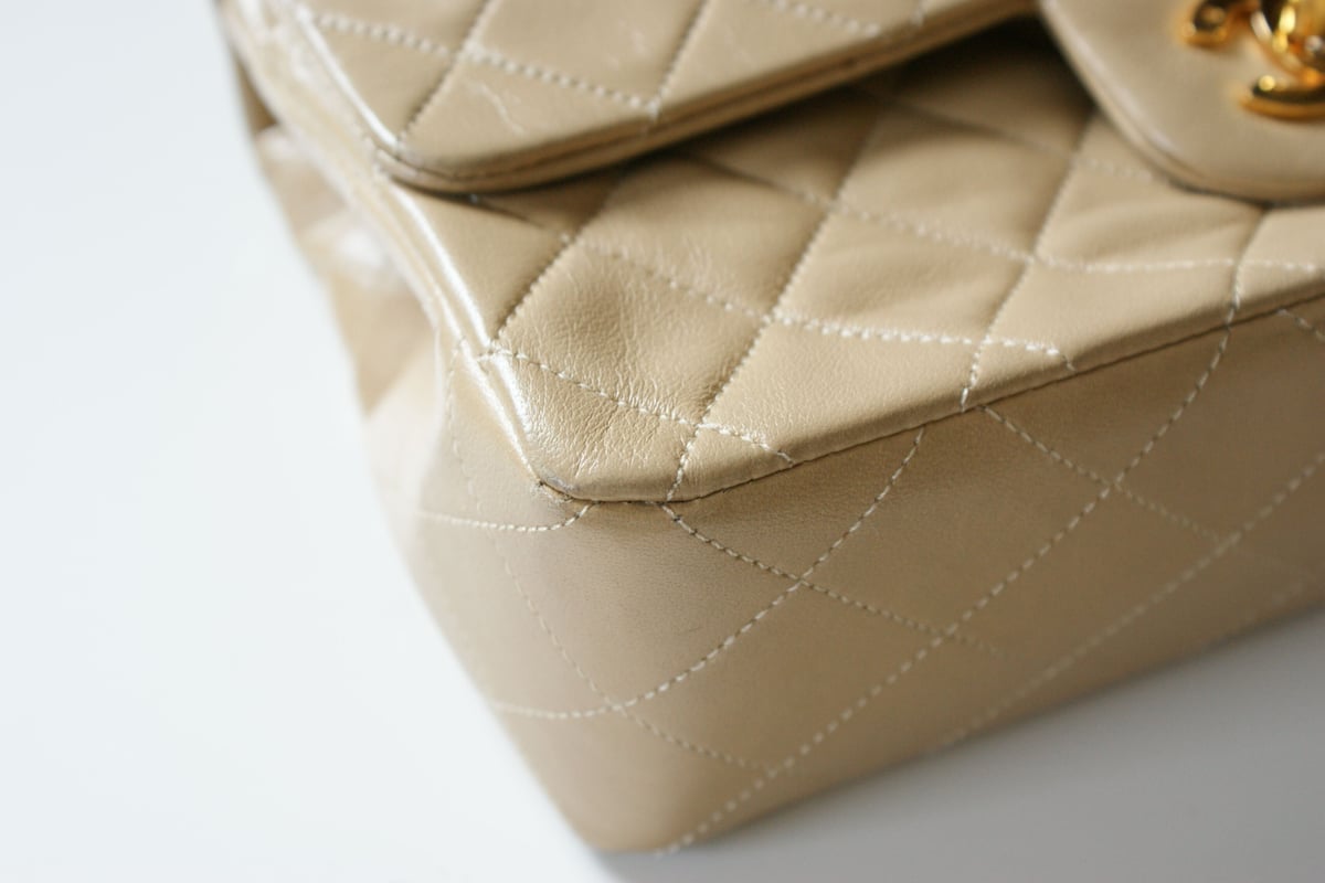 【希少】ヴィンテージCHANEL マトラッセ ダブルフラップ 23 CHANEL マトラッセ 23 ダブルフラップダブルチェーン 1990年頃