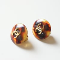 CHANEL シャネル べっ甲 ゴールド ココマーク イヤリング 箱BOX付き / ヴィンテージアクセサリー