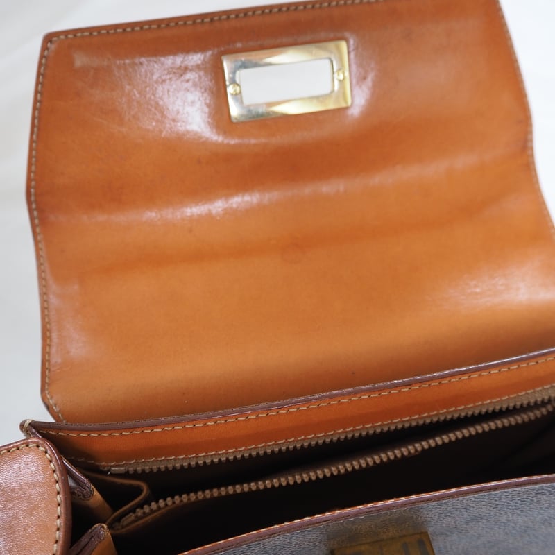 CELINE セリーヌ マカダム ターンロック ハンドル バッグ