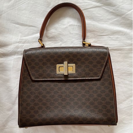 Special price【スペシャル プライス】CELINE セリーヌ  マカダム ターンロック ハンドル バッグ/ ヴィンテージファッション