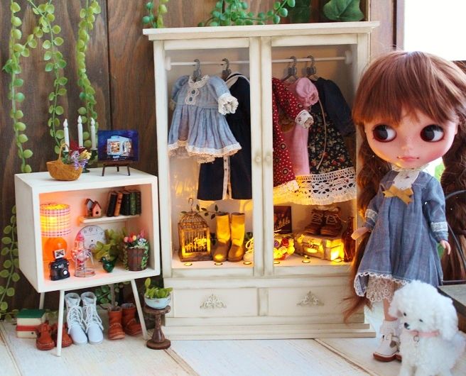 1/6ドールサイズ・クローゼット | coco style+