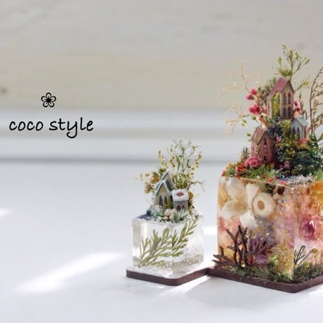 凍てついた湖の下の植物