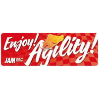 ENJOY! AGILITI! ステッカー 赤