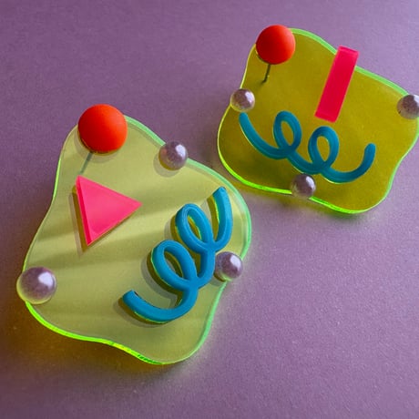 Ü ☆Handmade☆名古屋帯 『Peacock（孔雀・イエロー）✖️ドット』 塩瀬 萌黄色地に孔雀柄 名古屋帯：風楽