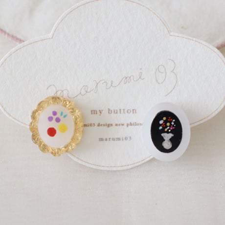 my button・ピアス/A