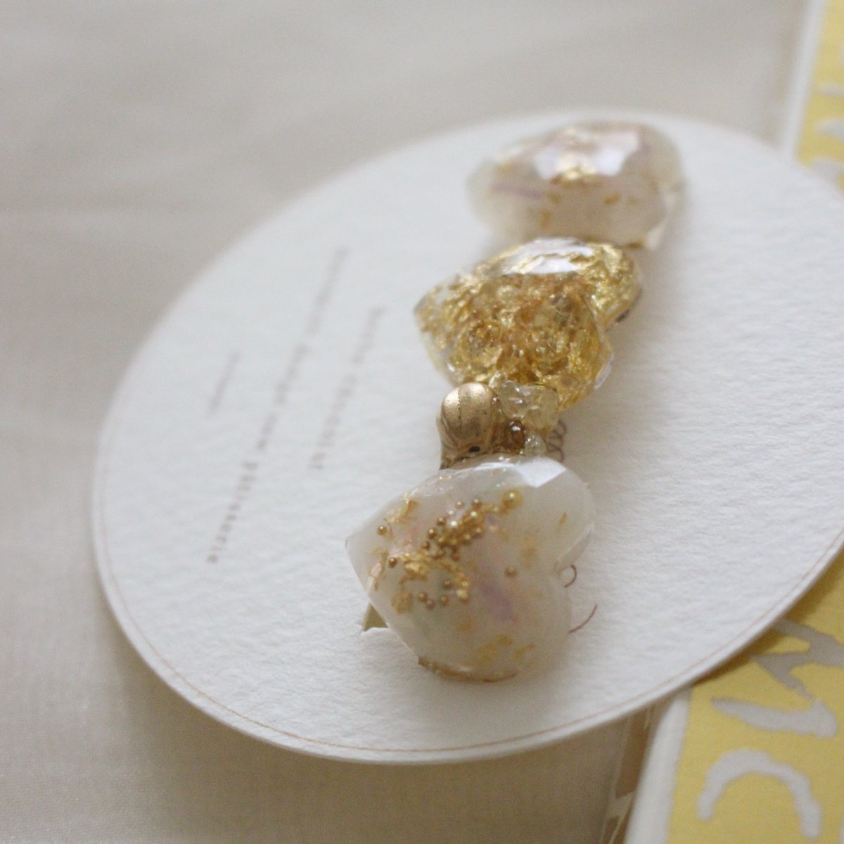 超美品★lui jewelry★chocolate★チョコレートバレッタ 超美品☆lui jewelry☆chocolate☆チョコレートバレッタ
