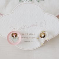 my button・ピアス/C