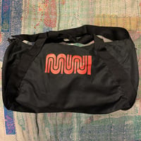 SF MUNI"Warm"Logo Duffle bag