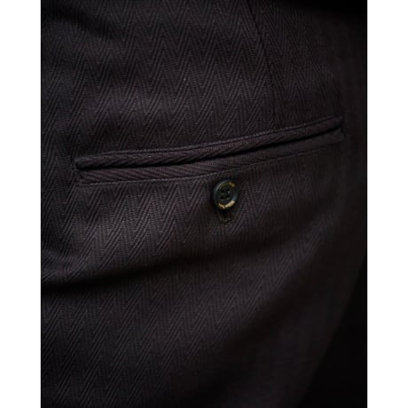 Willow Pants/P-016 Brown Herringbone.