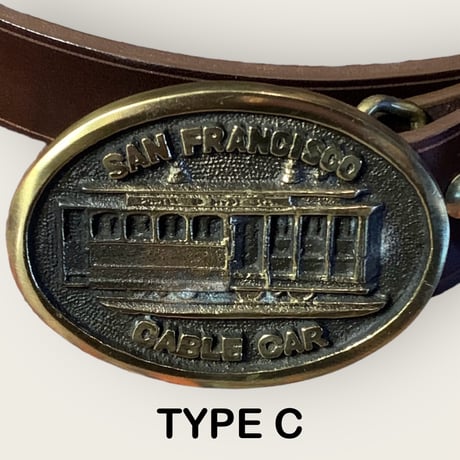 Willow Pants"CABLE CAR"Vintage Buckle Belts by Roosterking Co.
