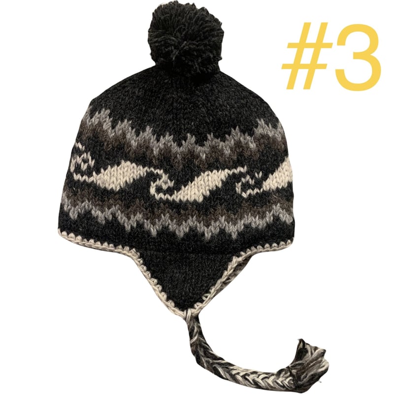 Hand Knitting Cap with Ear Flaps Exclusively fo