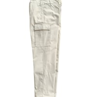 New Old Stock German Military Moleskin Cargo Pants(Ivory)