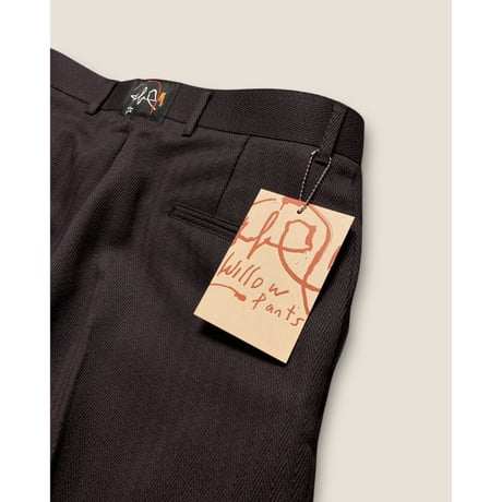 Willow Pants/P-016 Brown Herringbone.