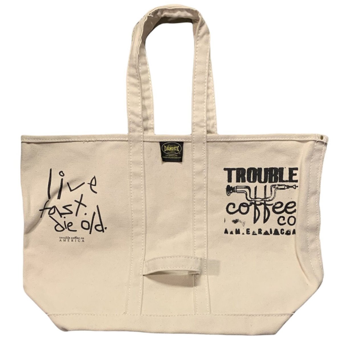 Trouble Coffee Co. Jumbo Tote bag by DANDUX | s