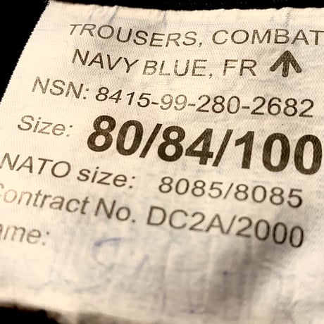 Vintage Royal Navy Fatigue Pants.