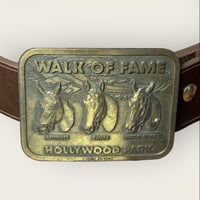 Willow Pants "Walk Of Fame"Vintage Buckle Belt by Roosterking Co.