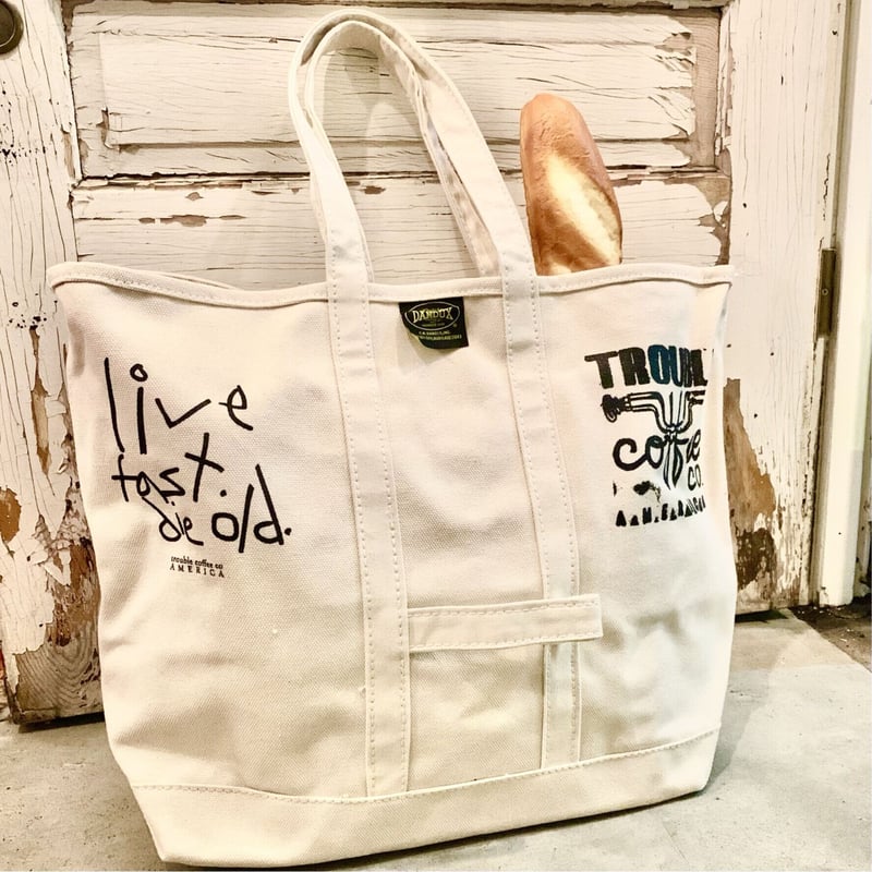 Trouble Coffee Co. Jumbo Tote bag by DANDUX | s