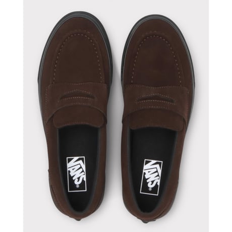 VANS/Brown Suede Loafers.